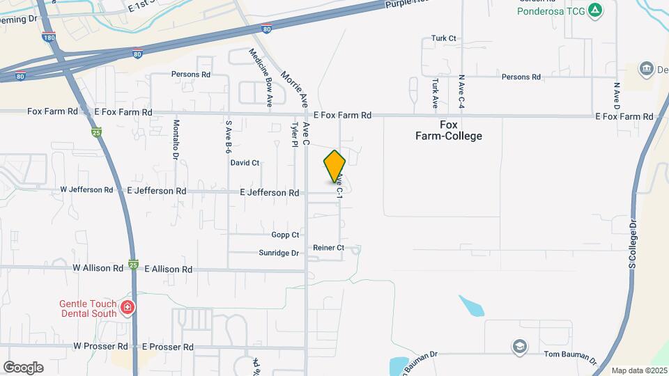 1008 E Jefferson Rd Map and Location Details