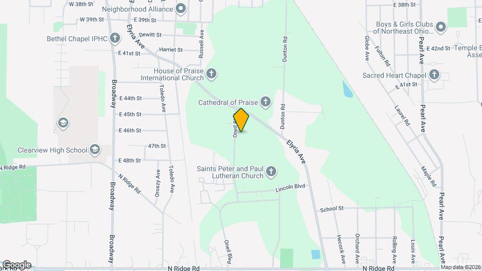 4521 Oneil Blvd Map and Location Details