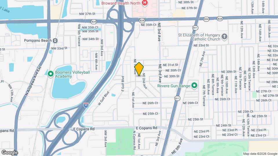 110 NE 30th St Map and Location Details