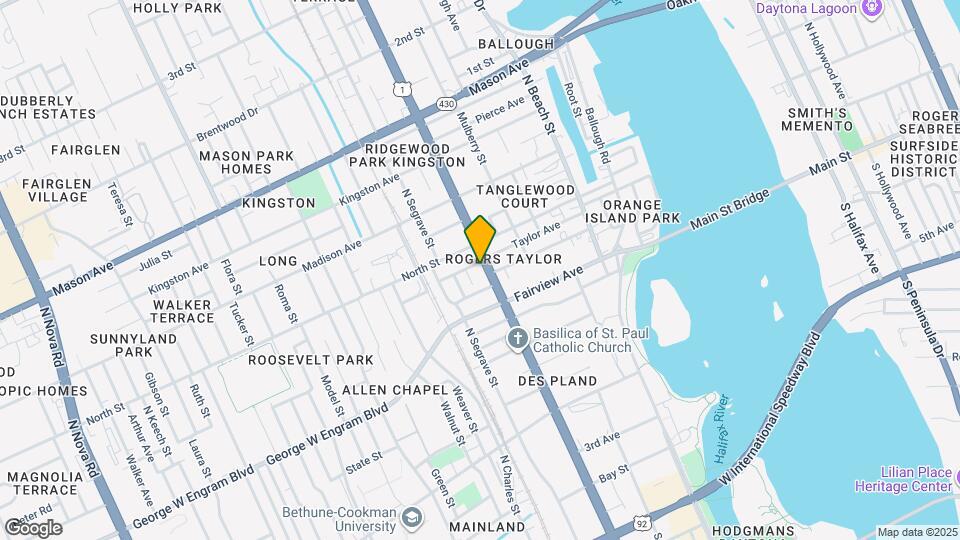 542 N Ridgewood Ave Map and Location Details