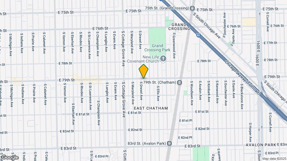 7907 S Drexel Ave Mapa y Detalles de la Ubicación