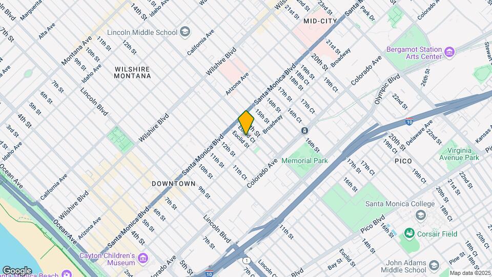 1441 Euclid St Map and Location Details