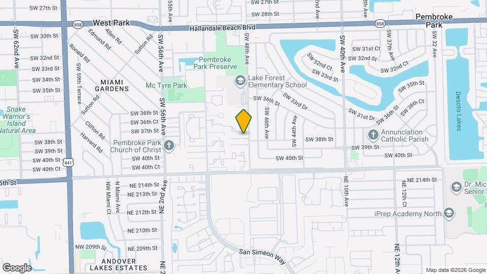 3826 SW 48th Ave Map and Location Details