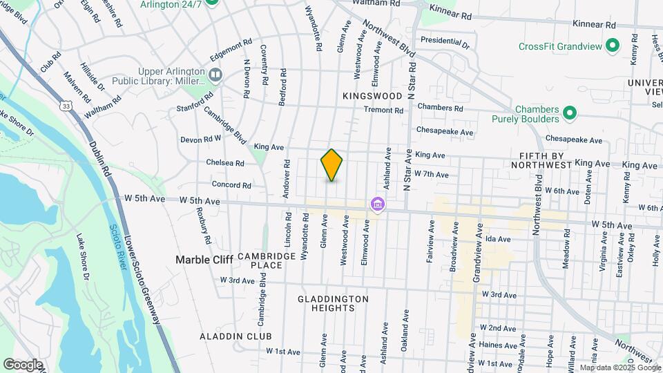 1636 Glenn Ave Mapa y Detalles de la Ubicación