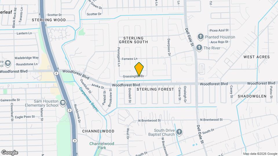 15146 Grassington Dr Map and Location Details