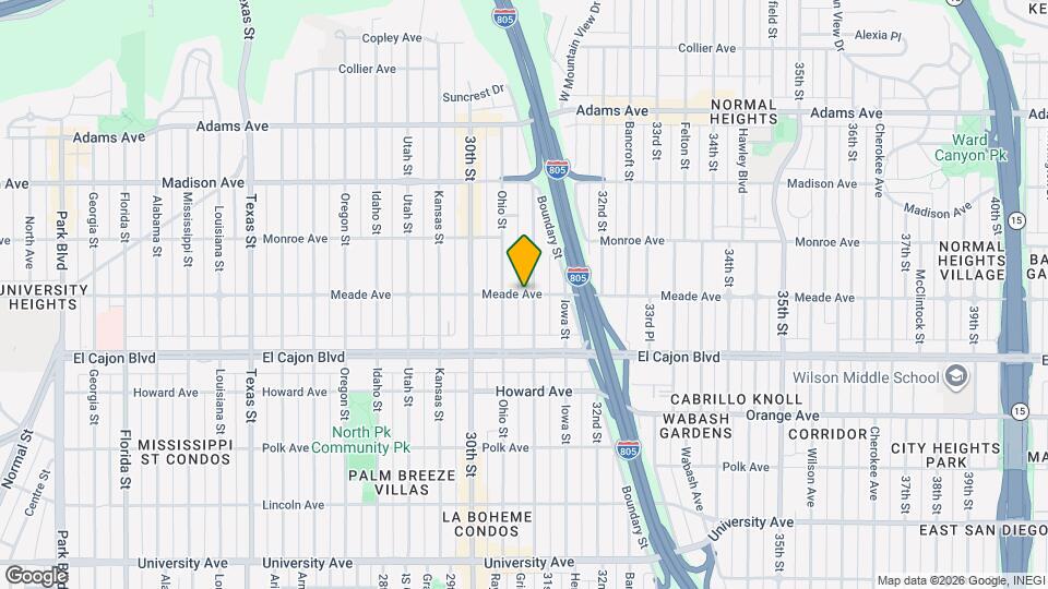 3088 Meade Ave, Unit 0 Map and Location Details