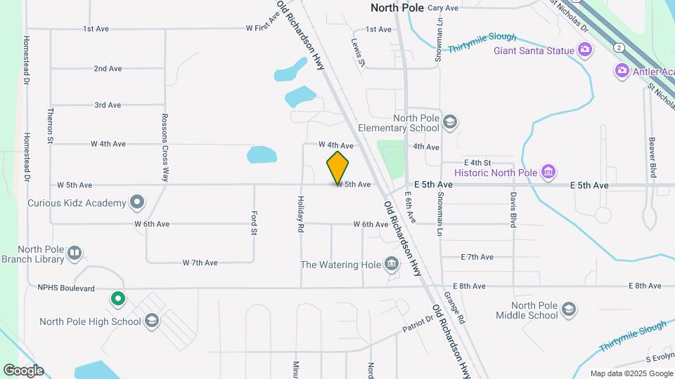 298 W 5th Ave Map and Location Details