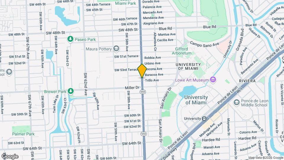 5490 SW 57th Ave Map and Location Details