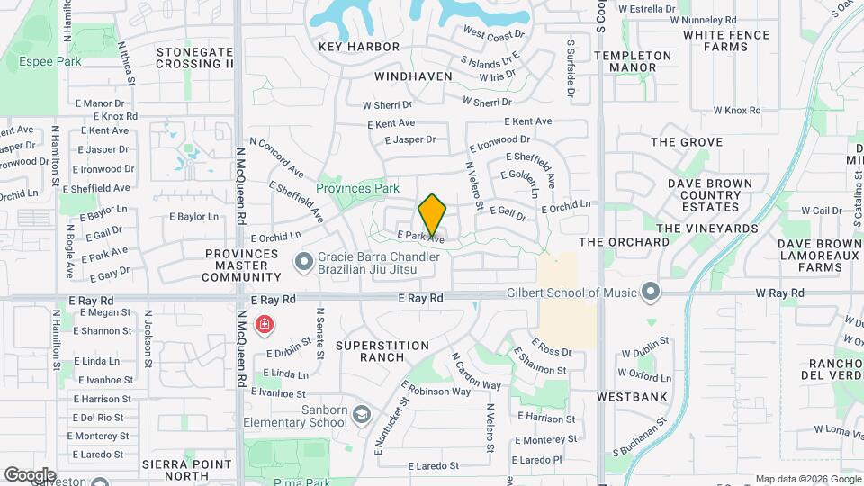 1449 E Park Ave Map and Location Details