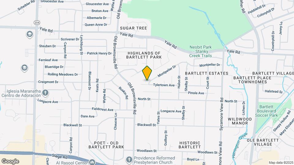 5536 Tylertown Ave Map and Location Details