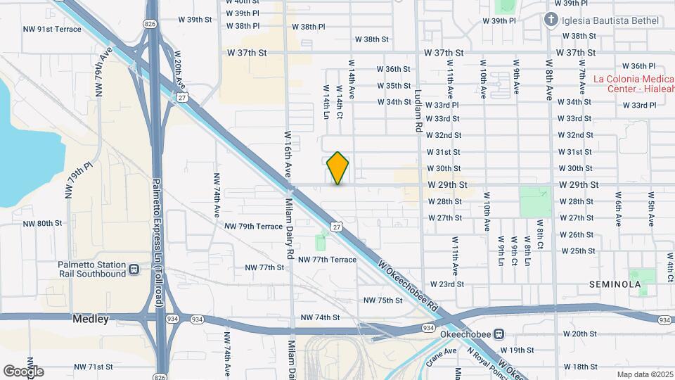 1456 W 29th St Map and Location Details