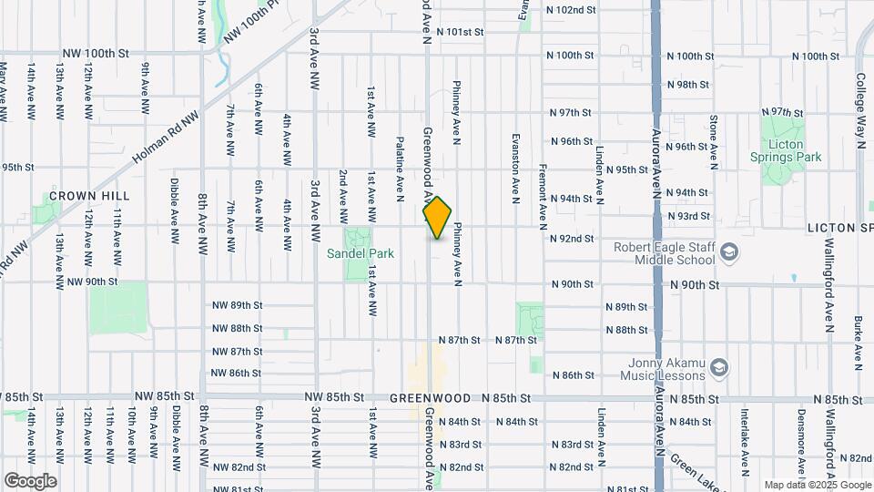 9038 Greenwood Ave Mapa y Detalles de la Ubicación