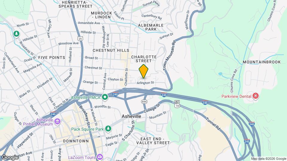 59 Arlington St Map and Location Details