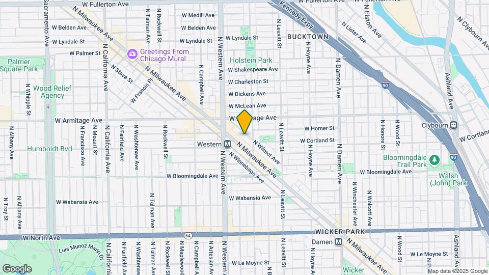 1922 N Wilmot Ave Map and Location Details