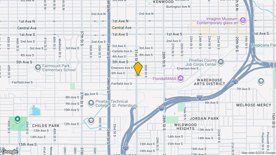 626 31st St S Map and Location Details