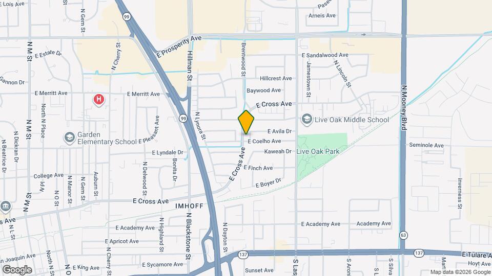 1420 E Coelho Ave Map and Location Details