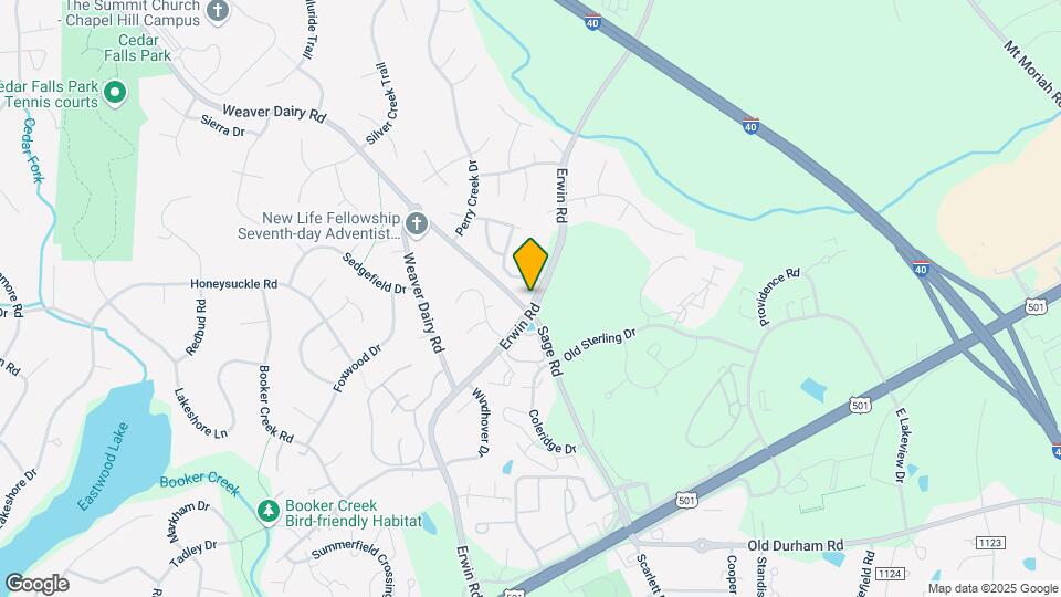 255 Erwin Rd Map and Location Details