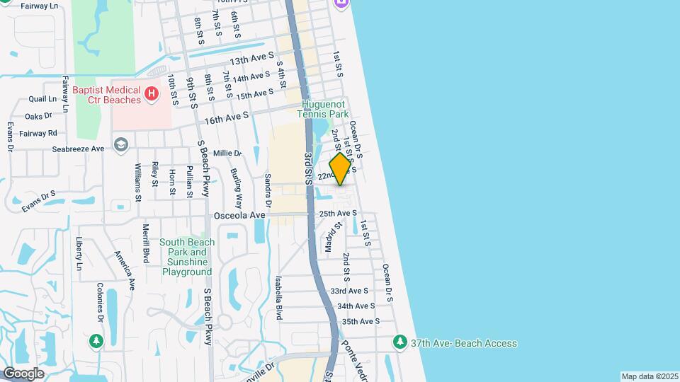 Oceans Edge Condominiums Map and Location Details