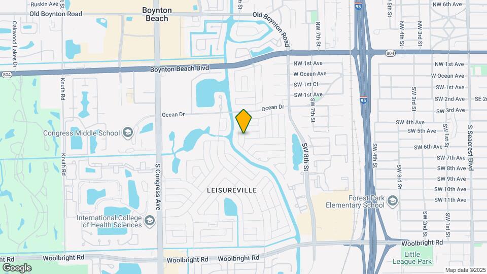 123 SW 13th St Map and Location Details