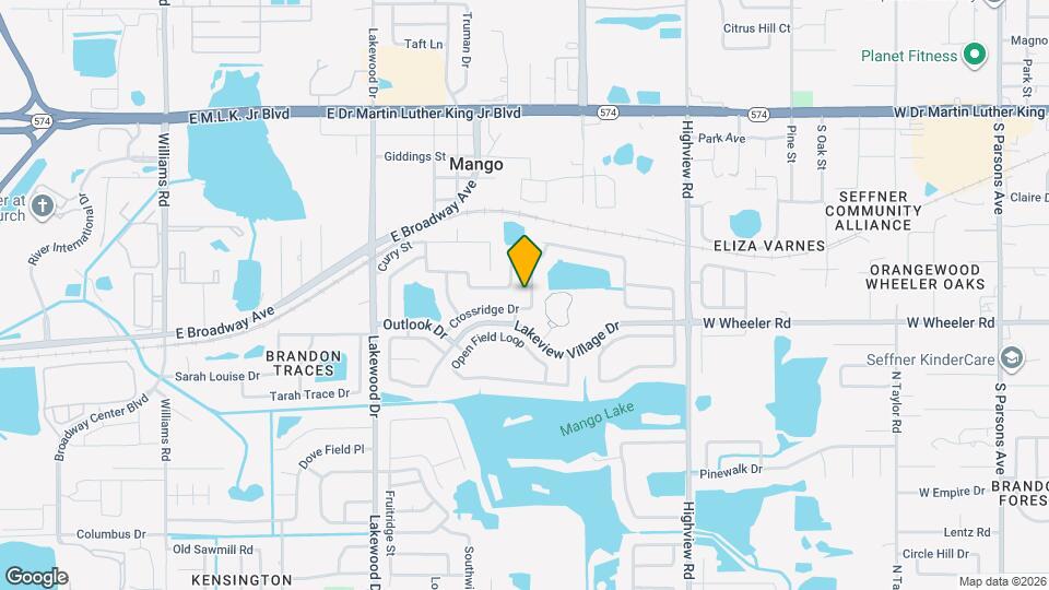 1518 Crossridge Dr Map and Location Details