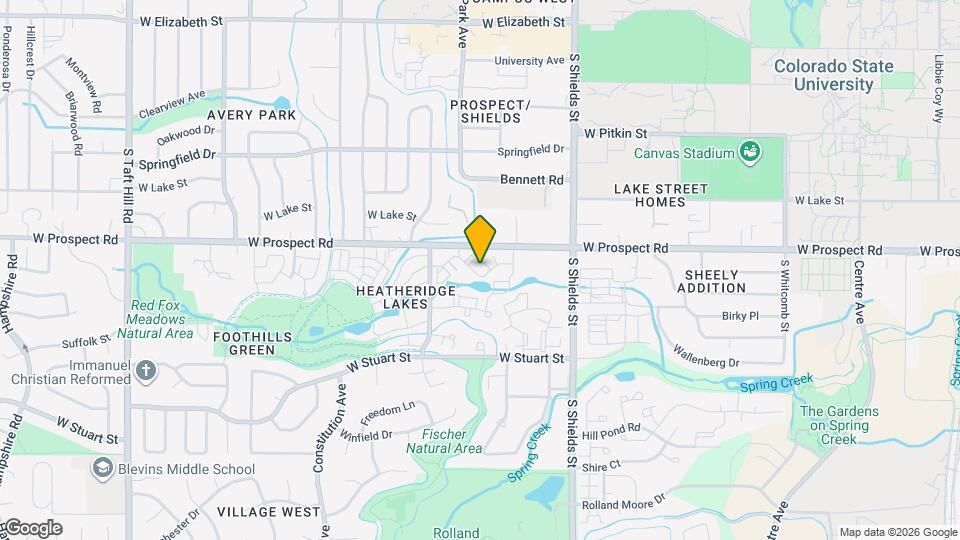 1225 W Prospect Rd Mapa y Detalles de la Ubicación