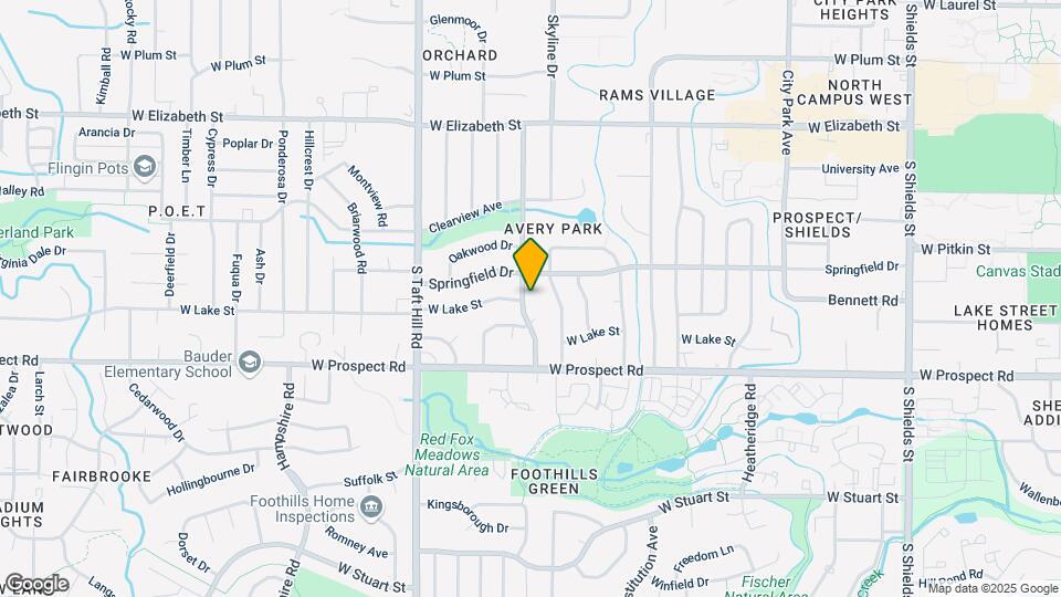 1312-1314 Castlerock Dr Mapa y Detalles de la Ubicación
