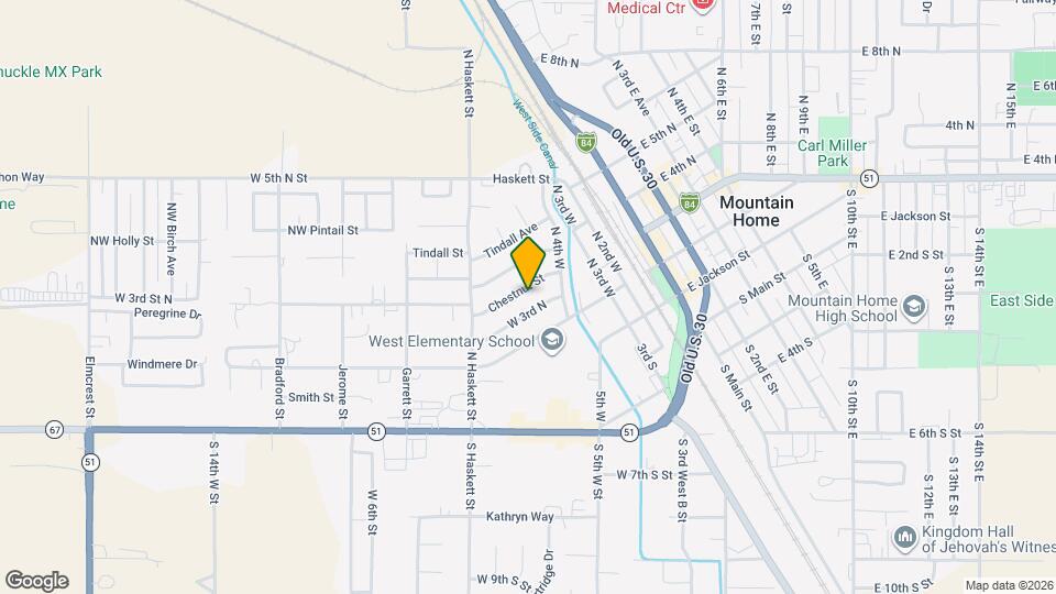 413 Chestnut St Map and Location Details