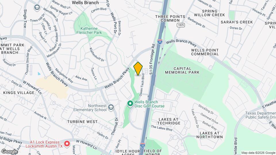 Affinity at Wells Branch 55+ Mapa y Detalles de la Ubicación