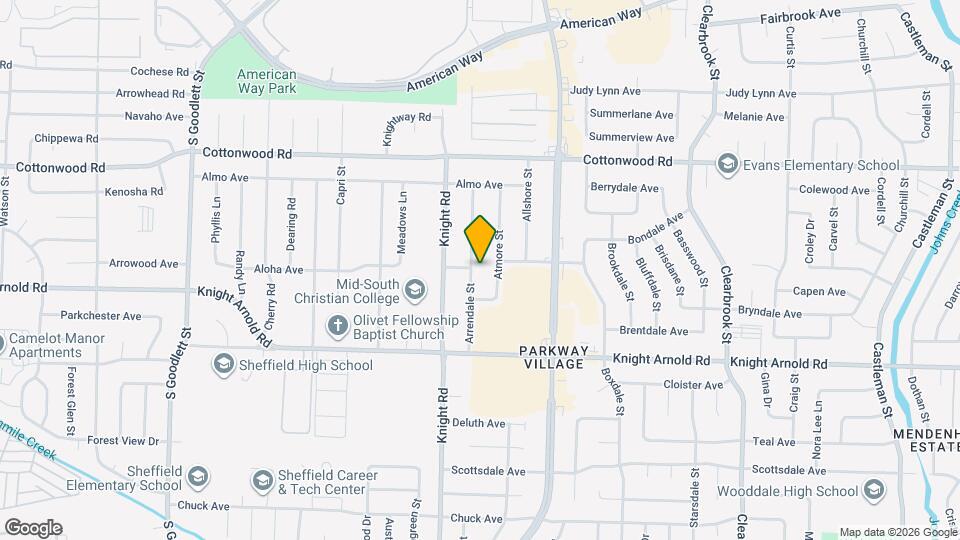 3056 Arrendale St Map and Location Details