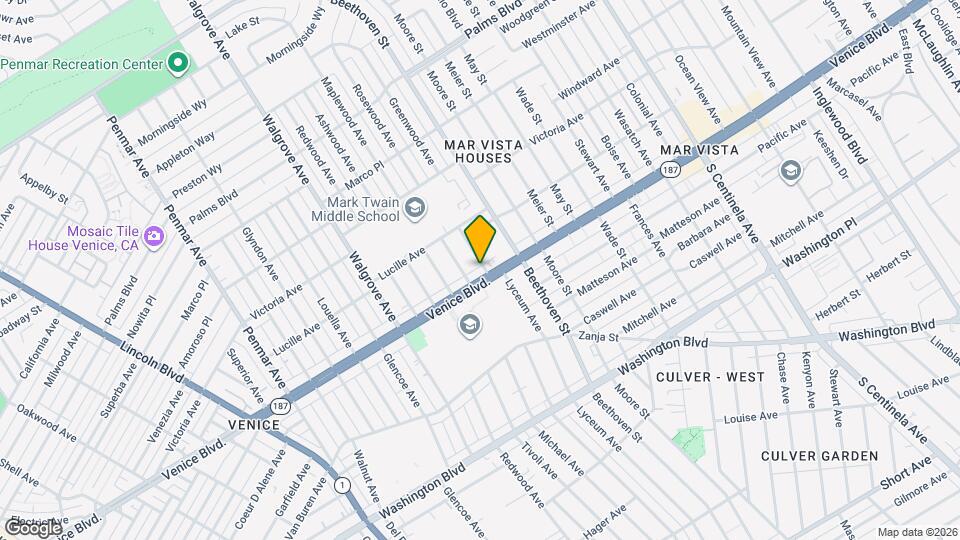 13001 Venice Blvd. Map and Location Details