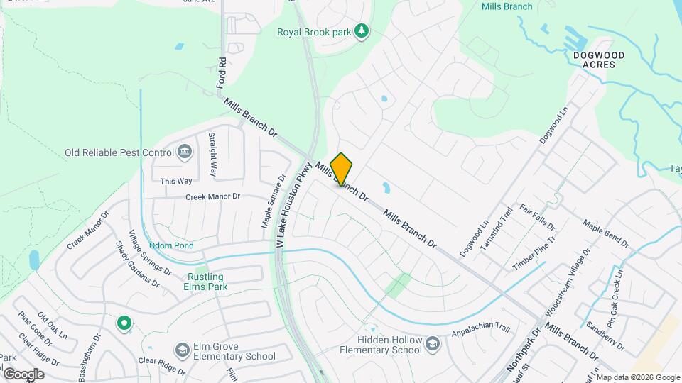 3315 Kings Mountain Dr Map and Location Details