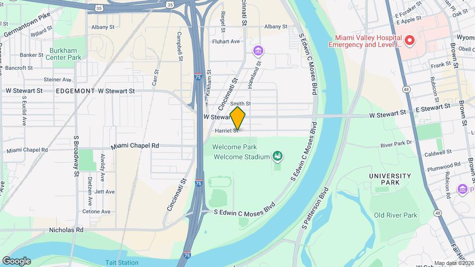 526 Harriet St Map and Location Details