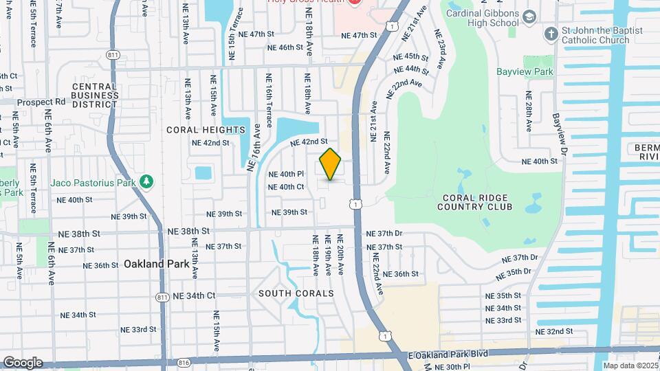 1902 Coral Heights Ct Mapa y Detalles de la Ubicación