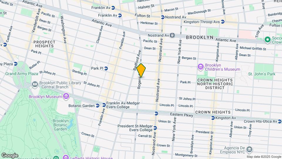 754 Park Pl Map and Location Details