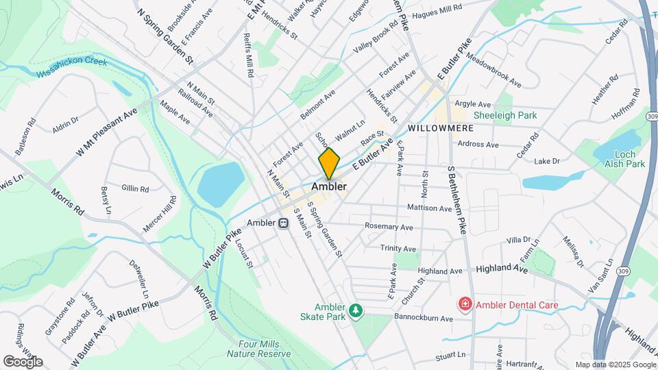 805 N Bethlehem Pike, Unit B Map and Location Details