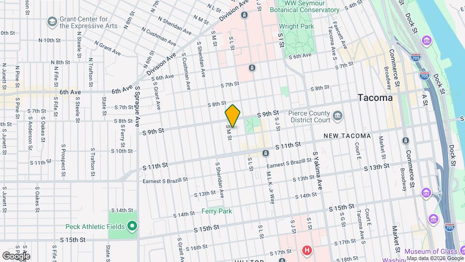 917 S M St Map and Location Details