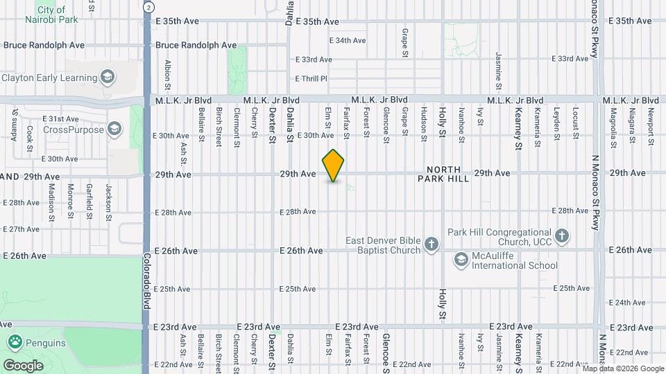 2856 Elm St Map and Location Details
