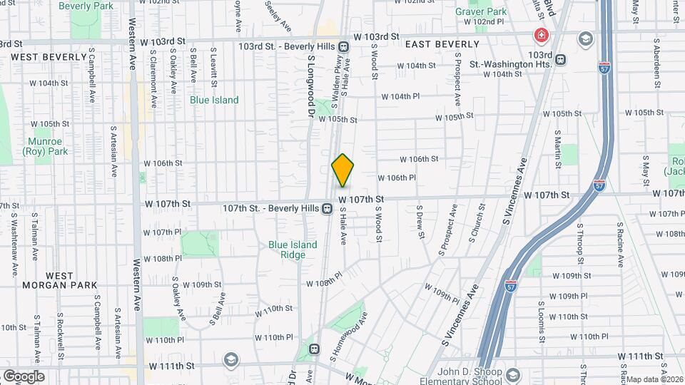 10651 S Hale Ave Map and Location Details