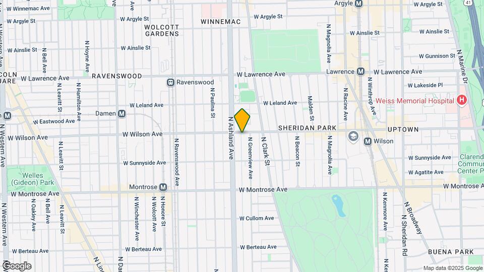 1515 W Wilson Ave Mapa y Detalles de la Ubicación