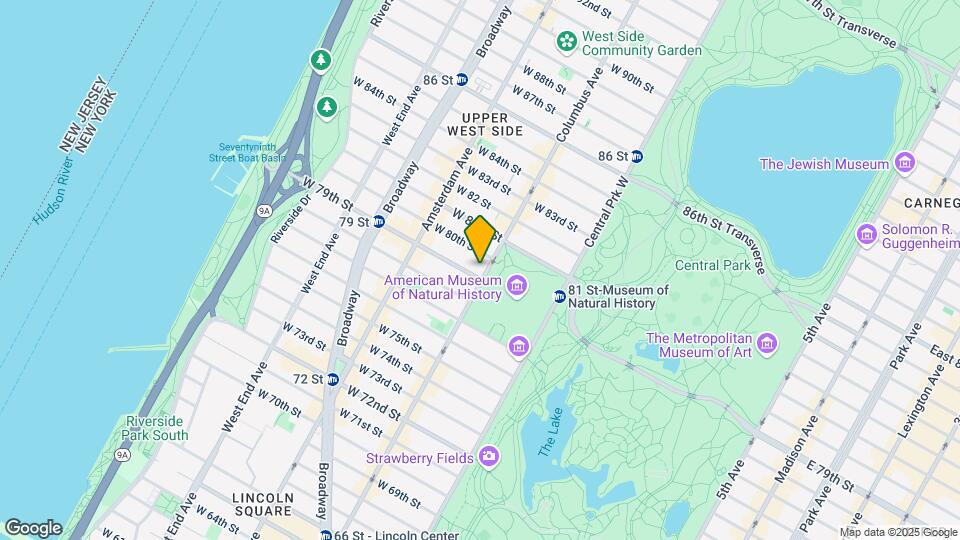 101 W 79th St Map and Location Details