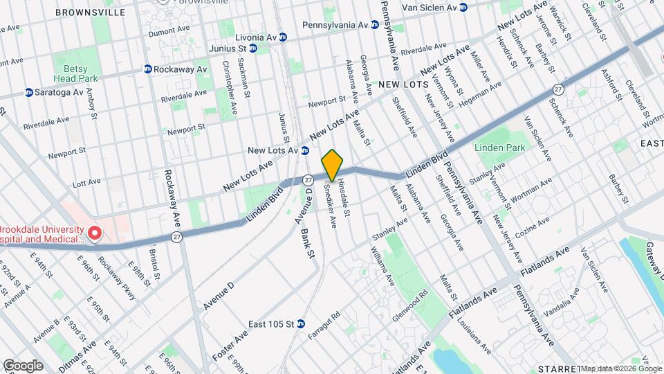 719 Snediker Ave Mapa y Detalles de la Ubicación