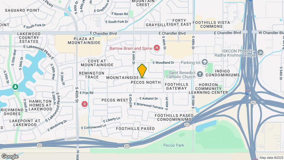 4431 E Amberwood Dr Map and Location Details