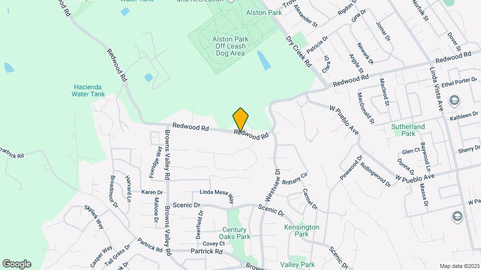 2829 Redwood Rd Map and Location Details