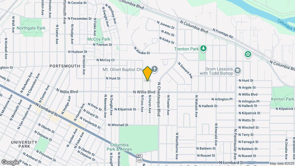 8605 N Hurst Ave Map and Location Details