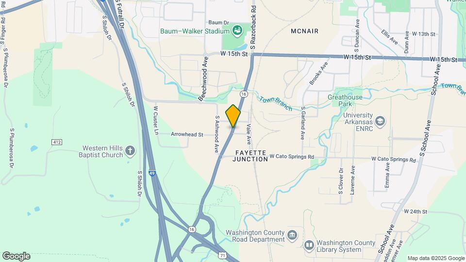 1982 S Razorback Rd Mapa y Detalles de la Ubicación