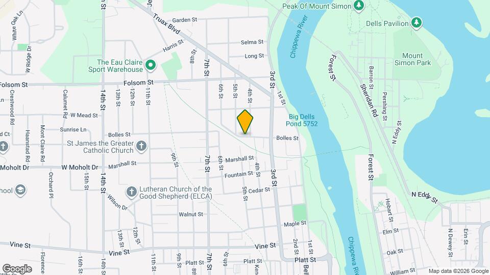 411 Bolles St Mapa y Detalles de la Ubicación