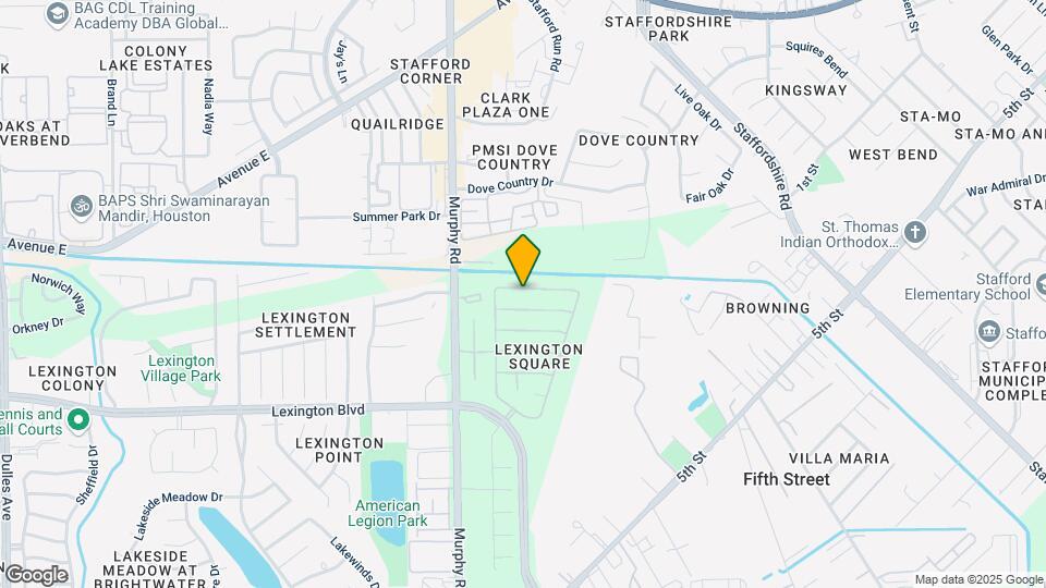 3611 Lanesborough Dr Map and Location Details