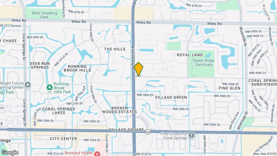9270 NW 40th St Map and Location Details