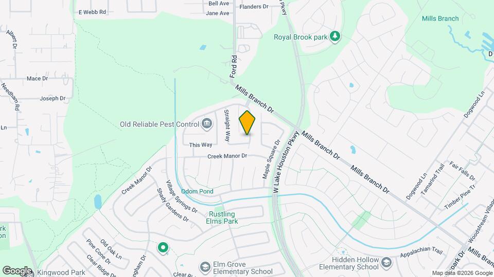 5611 Rocky Trail Dr Map and Location Details