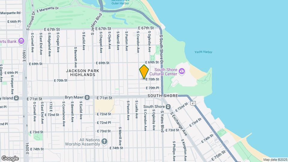 2315-2329 E 70th St Mapa y Detalles de la Ubicación